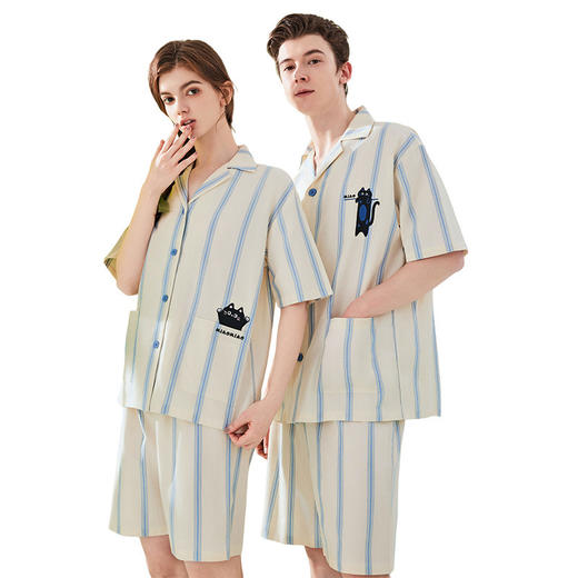 莱赛尔天丝棉女士睡衣女夏季凉感薄款短袖短裤睡衣女士家居服套装 商品图2