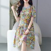 WWM-69486 夏新款小个子真丝桑蚕丝裙 蚕丝连衣裙女夏季碎花连衣裙 商品缩略图0