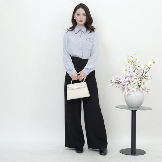 两三事新款衬衫高级气质百搭显瘦设计感长袖通勤S24CC051 商品图4