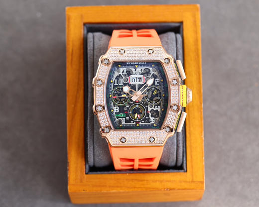 NOOB Maker新品上市理查德米尔RM11-03RG系列 完美的人体工程学设计相吻合的追求完美的品牌的标志性建筑。RM 011的每一个组成部分，都是其功能的审美表达 商品图11