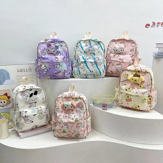 【开学季新款儿童双肩包】采用尼龙材质，耐磨耐脏一擦即干净❗️双肩透气肩带，不勒肩膀 肩感舒适❗️小学生新款玉桂狗美乐蒂超轻外出旅游上学双肩包Y 商品图0