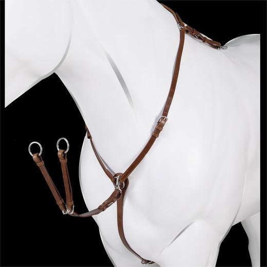 马匹前胸带低头革马术五点式障碍胸带胸革带骑马装备ac9630QS 商品图0
