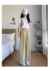 【满2件/38元】【秀黛】女士冰丝皱阔腿裤女士夏季休闲裤L2553005T【门店同款】【如遇缺货自动退款】 商品缩略图4
