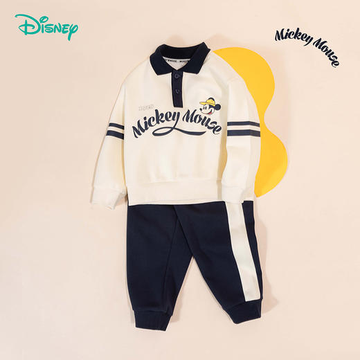 迪士尼男童米奇卫衣套装复古学院风潮帅套装卫衣套装ZD3DT017 商品图5