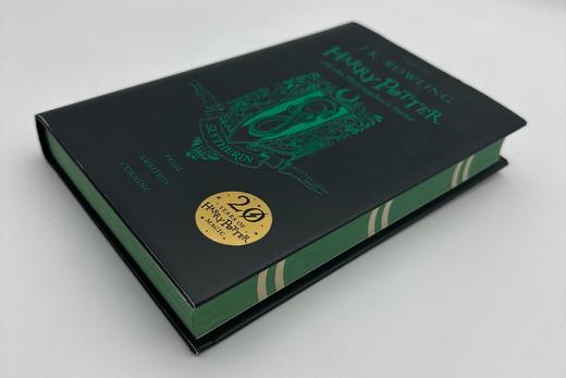 微瑕 哈利波特与魔法石 20周年纪念 精装 英文原版 Harry Potter and the Philosopher's Stone Slytherin 斯莱特林版蛇院 商品图1