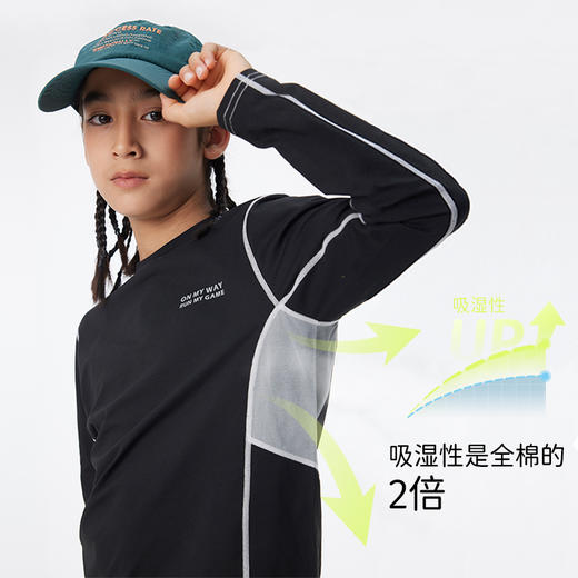 onmygame【小百叶】 棉感速干衣男女童可穿11 商品图3