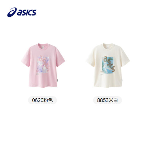 【商城同款】ASICS/亚瑟士童装短袖T恤日式宽松设计抗菌面料秋新 商品图4