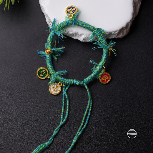 万物三千｜五路财神金刚结绿绳 手链 手绳 转运 商品图7