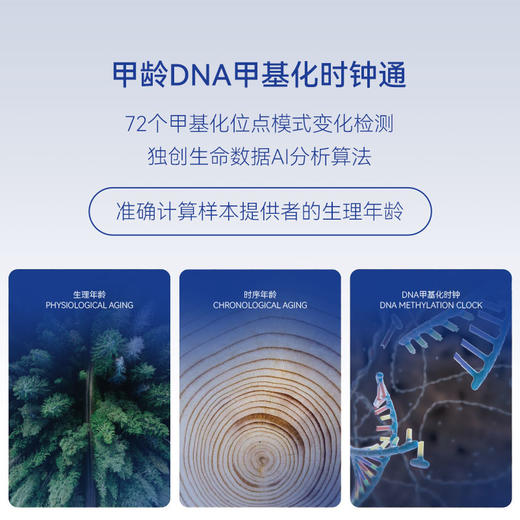 【甲基化检测】时光尺甲龄-专业DNA甲基化时钟检测服务 商品图3