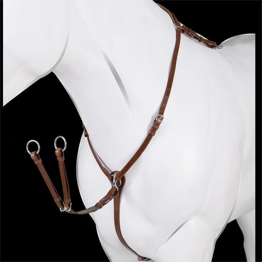 马匹前胸带低头革马术五点式障碍胸带胸革带骑马装备ac9630QS 商品图2