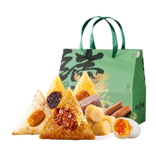 刻凡端午福瑞1750g礼盒装 送礼五花大肉零食真空装粽叶糕企业团购 商品图4