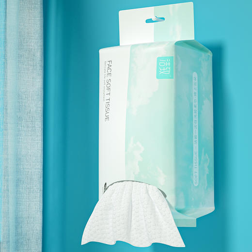 洁致抽挂两用一次性绵柔洗脸巾90抽 商品图1