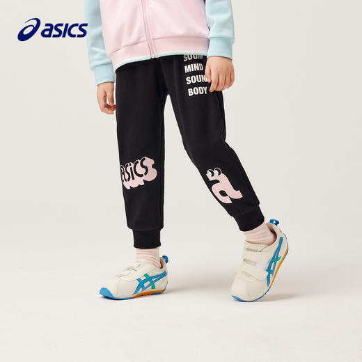【商城同款】ASICS/亚瑟士童装秋季趣味图案针织长裤弹力运动裤新 商品图1