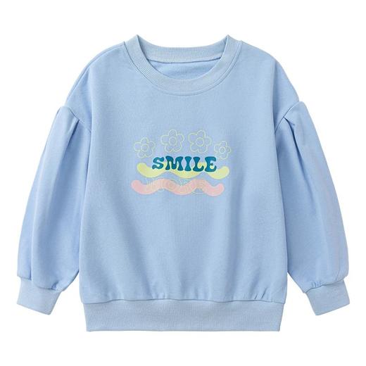 24反季清仓 龙之涵卫衣卫裤综合 奶酷印花系列卫衣  设计感撞色袖卫衣 宽松短款系列卫衣 蓬蓬袖邻家女孩卫衣   元气森林卫衣“ 云朵旅行记”休闲卫裤  儿童工装卫裤 商品图14