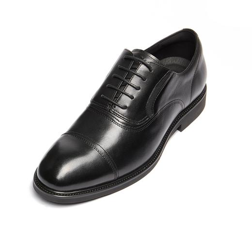 柒牌商务皮鞋男2025秋季新款百搭低帮休闲鞋中青年舒适黑色德比鞋	127X70320 商品图4