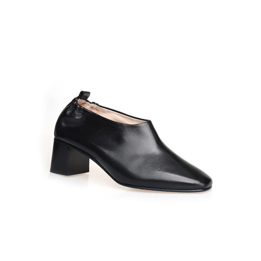 豪麟名鞋进口迪嘉女鞋深口鞋羊皮革M1821S黑色 商品图0