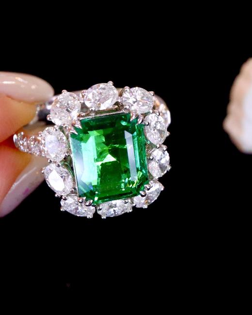 3.00ct 祖母绿戒指 商品图2