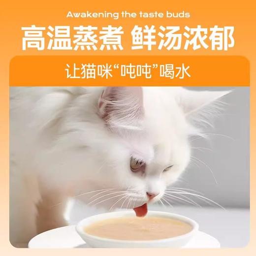 领先 大碗汤主食汤包猫咪罐头 70g*8袋 商品图4