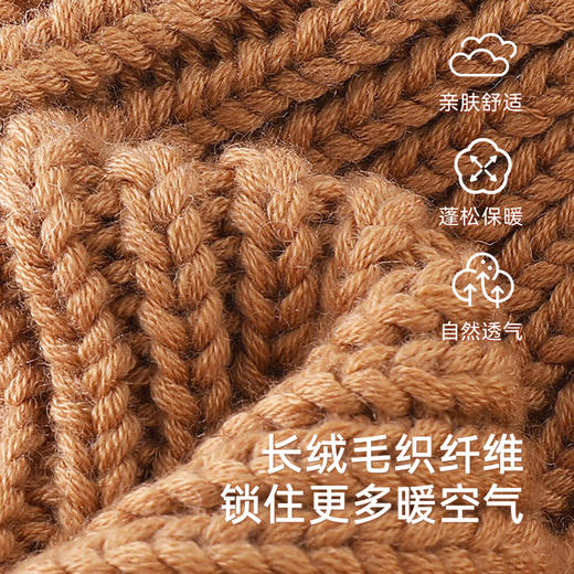 英氏婴儿帽子秋冬毛织弹力圆帽男童帽子时尚羊毛帽子 商品图2