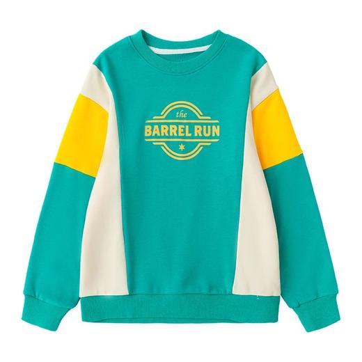 24反季清仓 龙之涵卫衣卫裤综合 奶酷印花系列卫衣  设计感撞色袖卫衣 宽松短款系列卫衣 蓬蓬袖邻家女孩卫衣   元气森林卫衣“ 云朵旅行记”休闲卫裤  儿童工装卫裤 商品图13