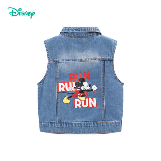 迪士尼童装男童马甲复古潮酷米奇牛仔马甲ZD3DS038 商品图8