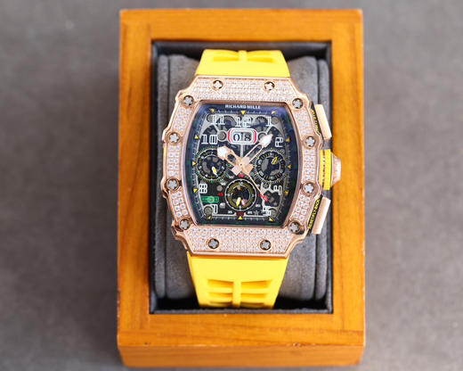 NOOB Maker新品上市理查德米尔RM11-03RG系列 完美的人体工程学设计相吻合的追求完美的品牌的标志性建筑。RM 011的每一个组成部分，都是其功能的审美表达 商品图10