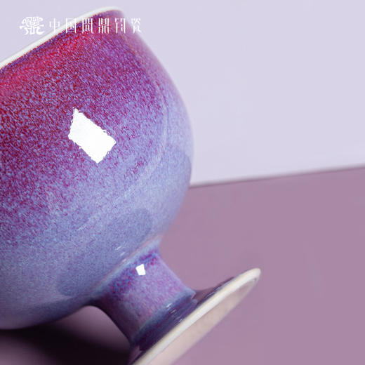 问鼎钧瓷鹅黄青花听闻杯（连理） 商品图4