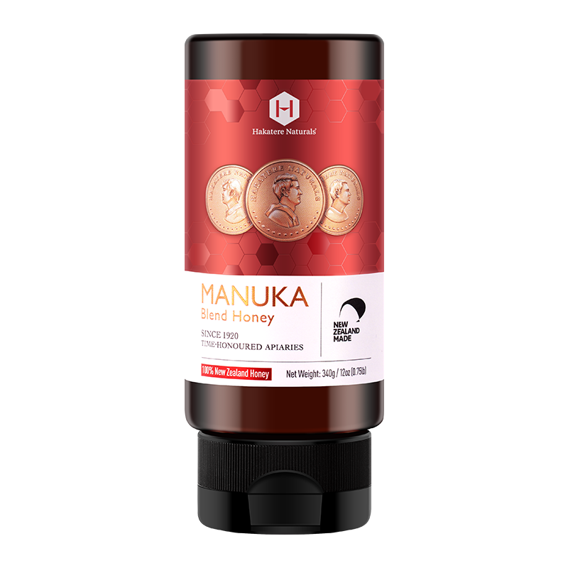 【挤压瓶型】荷塔威麦卢卡混合挤压蜜 * 340g/瓶 新西兰进口 锁口自吸 不漏蜜 轻松控蜜