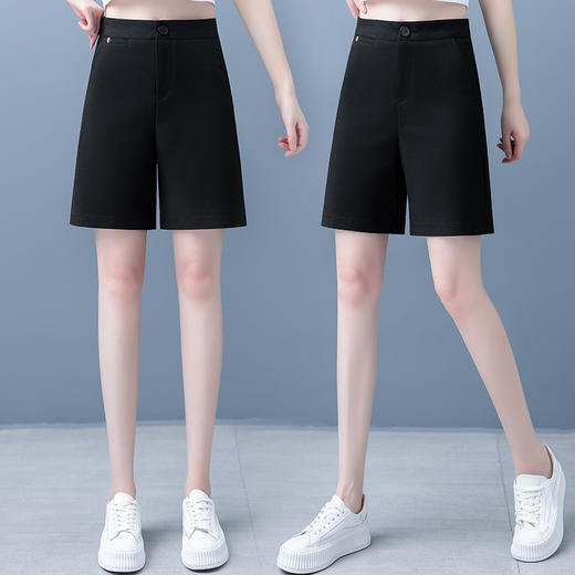 YM 628西装五分裤高腰宽松直筒短裤显瘦薄款 商品图2