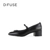 D:FUSE迪芙斯2024秋季新款时尚单鞋浅口小方头鞋甜酷感玛丽珍单鞋休闲鞋DF43111191 商品缩略图4