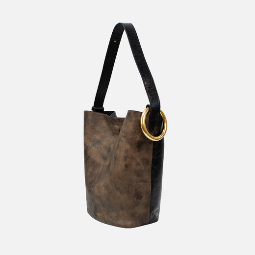 牛皮软花桶包 商品图6