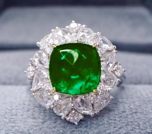 3.2ct 祖母绿戒指 商品图3