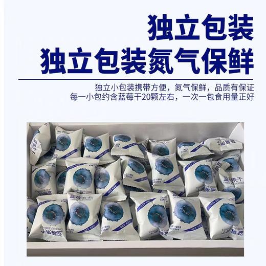 长白山蓝莓干，0脂肪无蔗糖无油，独立包装氮气保鲜的健康果干 商品图3