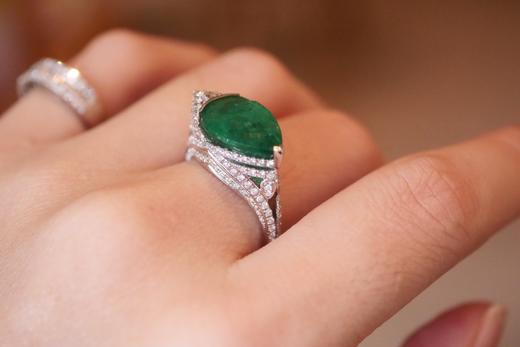 4.97ct 6.86g 祖母绿戒指 商品图1