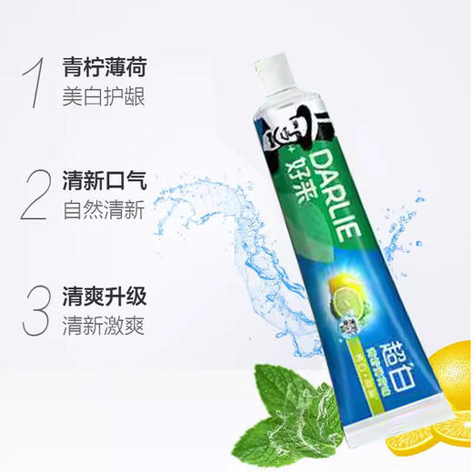 好来（原黑人）超白青柠薄荷牙膏 90g（1601005） 商品图2