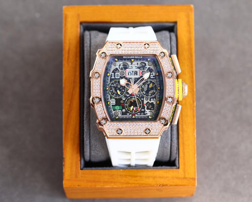 NOOB Maker新品上市理查德米尔RM11-03RG系列 完美的人体工程学设计相吻合的追求完美的品牌的标志性建筑。RM 011的每一个组成部分，都是其功能的审美表达 商品图9