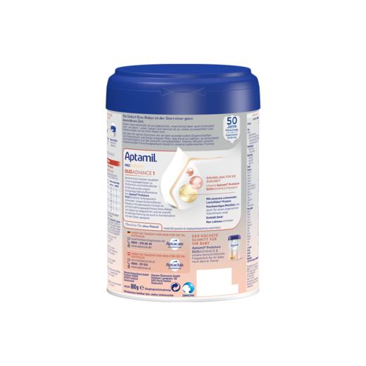 【品牌直供】德国Aptamil爱他美白金版婴儿配方奶粉 1段 0-6月 800g【超过6罐请分开下单】 商品图2