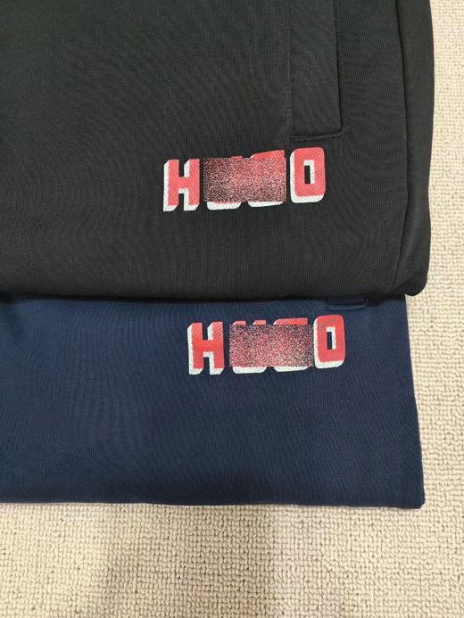 老板 2024秋季新款 男士 叠影印花字母休闲运动卫裤 Z-11858 商品图7