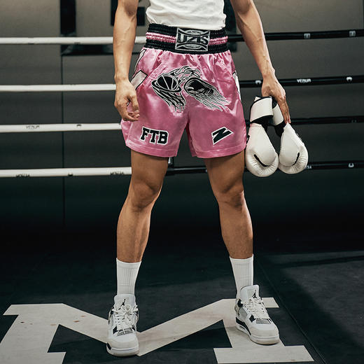 有志者UZIS 美式拳击运动短裤男篮球格斗训练夏季潮流四分裤[战魂 商品图1