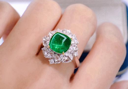 3.2ct 祖母绿戒指 商品图4