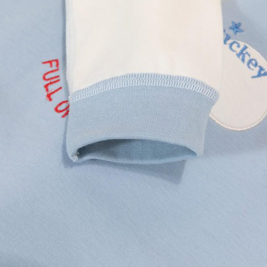 迪士尼童装男童微笑小米奇软糯肩开纯棉舒适连体衣ZD3DL006 商品图8