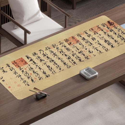 国风书画垫兰亭序颜真卿创意国潮古风书法写字垫加厚锁边代毛毡垫国风鼠标垫 商品图6