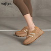 Safiya/索菲娅2024秋复古松糕拼色轻便百搭增高运动休闲阿甘鞋 SF43112099 商品缩略图0