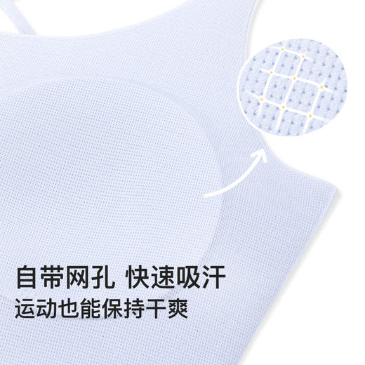 likeuu少女内衣中长款舞蹈瑜伽大童小背心吸湿透气抗菌ZY 商品图2