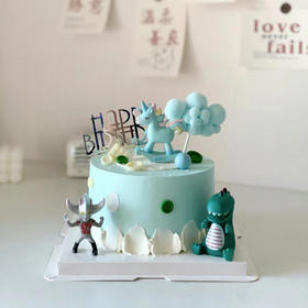 蓝色独角兽（百分百进口动物奶油）