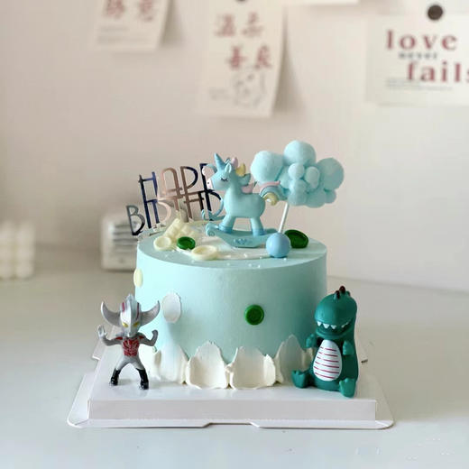 蓝色独角兽（百分百进口动物奶油） 商品图0