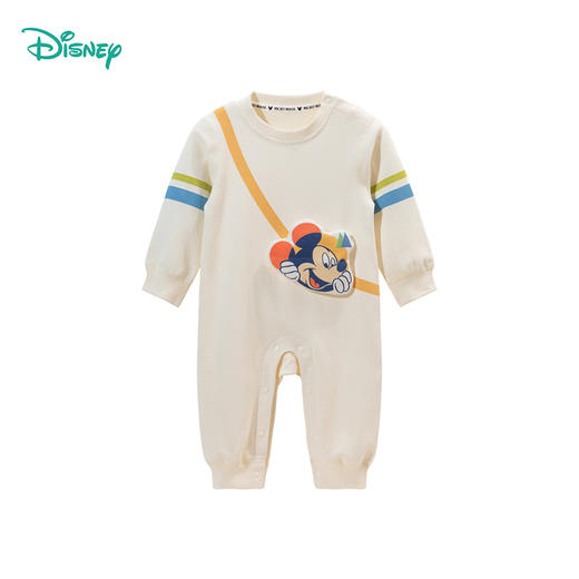 迪士尼童装男童连体衣米奇肩开连体衣纯棉舒适肩开连体衣ZD3DL007 商品图3