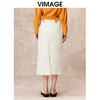 VIMAGE纬漫纪高腰包臀开叉显瘦时尚半身裙秋季新款V2206803 商品缩略图3