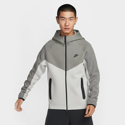 Nike/耐克TECH FLECE男女连帽拼接休闲针织运动夹克外套FB7922-014 商品图0