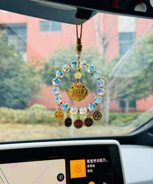 【家居百货】双11特价！杭州灵隐真的太超前了【五路财神车挂】实在是太爆火了！给爱赚钱的老公、姐妹必须入一个！真的是没有它不行啊 商品图11